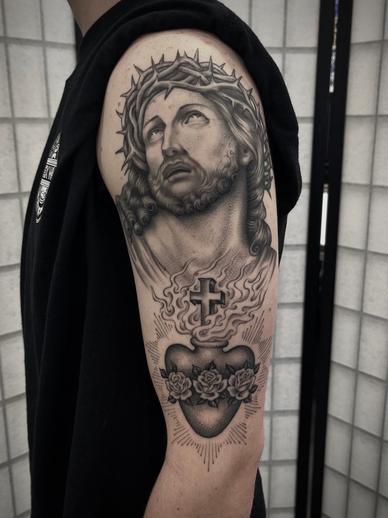 jesus-sacred-heart-catholic-sleeve-san-diego-tattoo