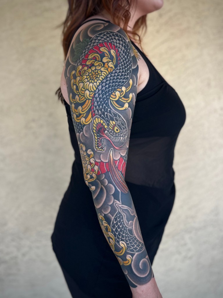 traditional-japanese-sleeve-tattoo