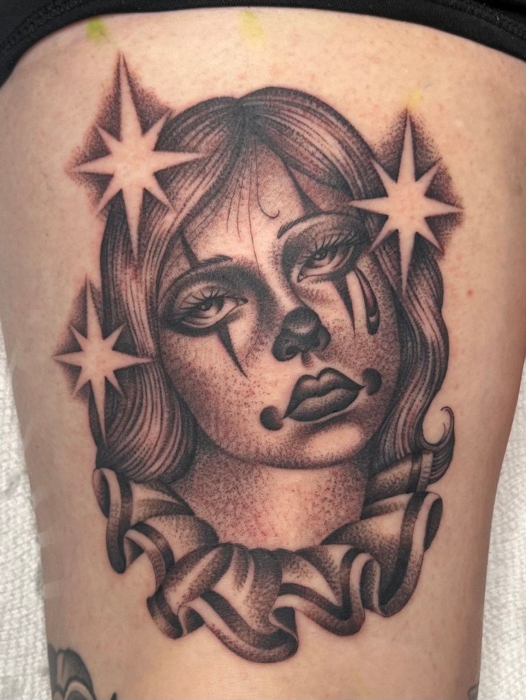 clown-girl-tattoo