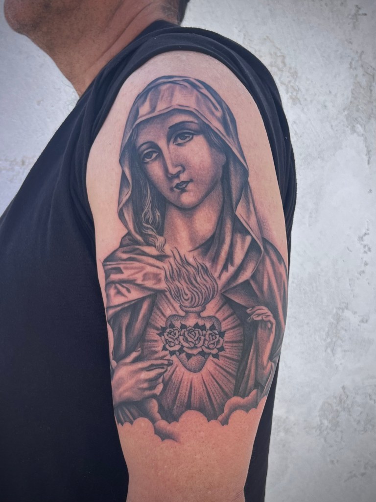 mother mary tattoo